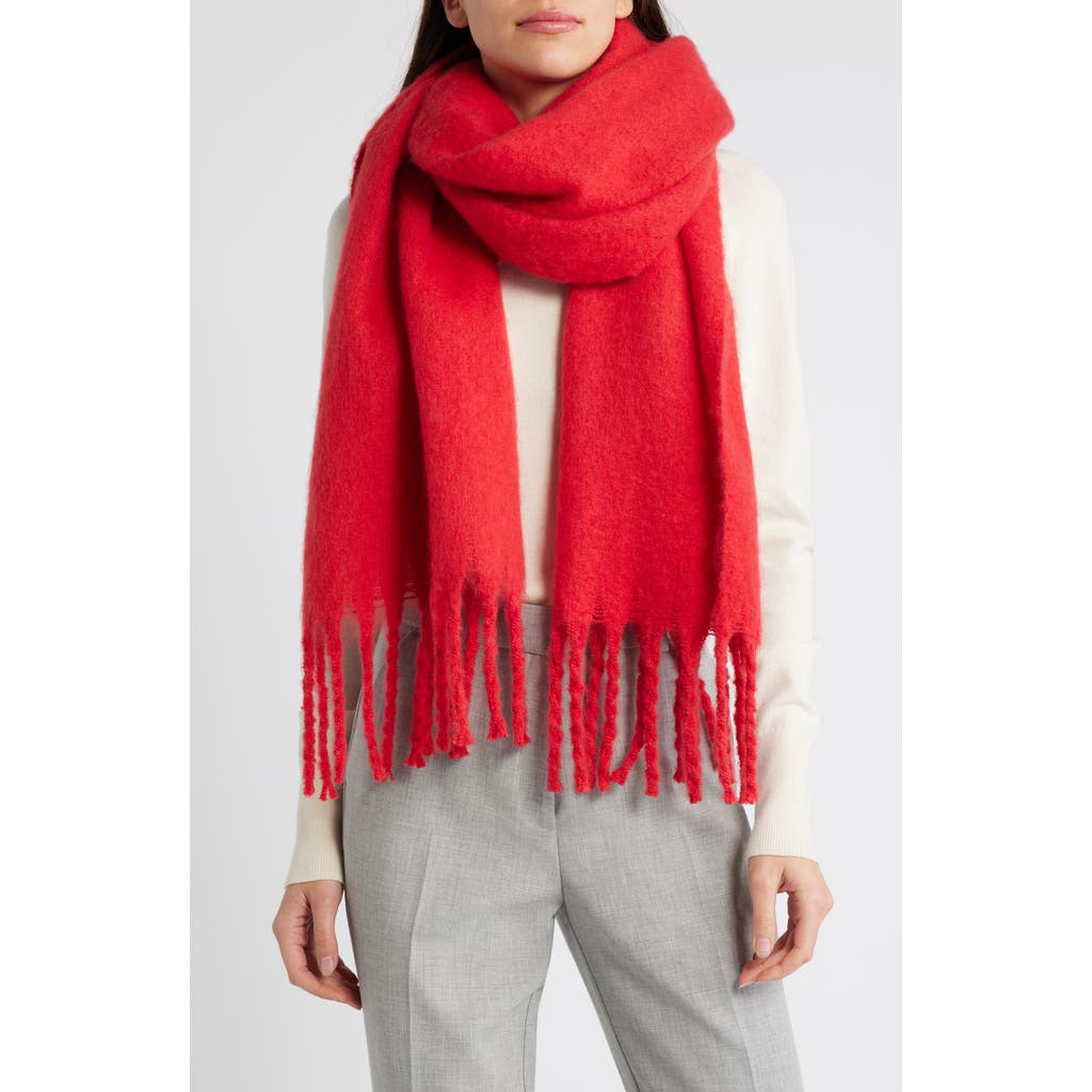 Nordstrom Brushed Fringed Scarf