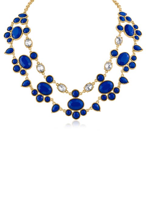 Baroque Crystal Statement Necklace