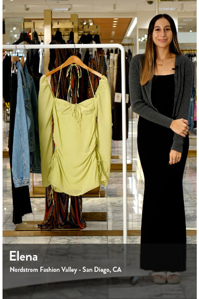 Baby Halter Long Sleeve Minidress video