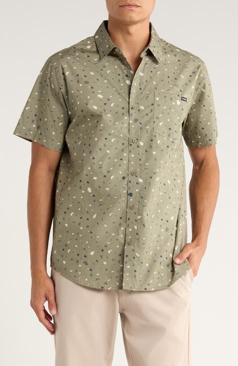 Terrazo Short Sleeve Button Up Shirt