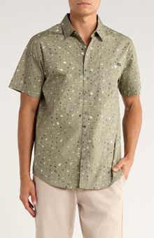 Hurley Terrazo Short Sleeve Button Up Shirt