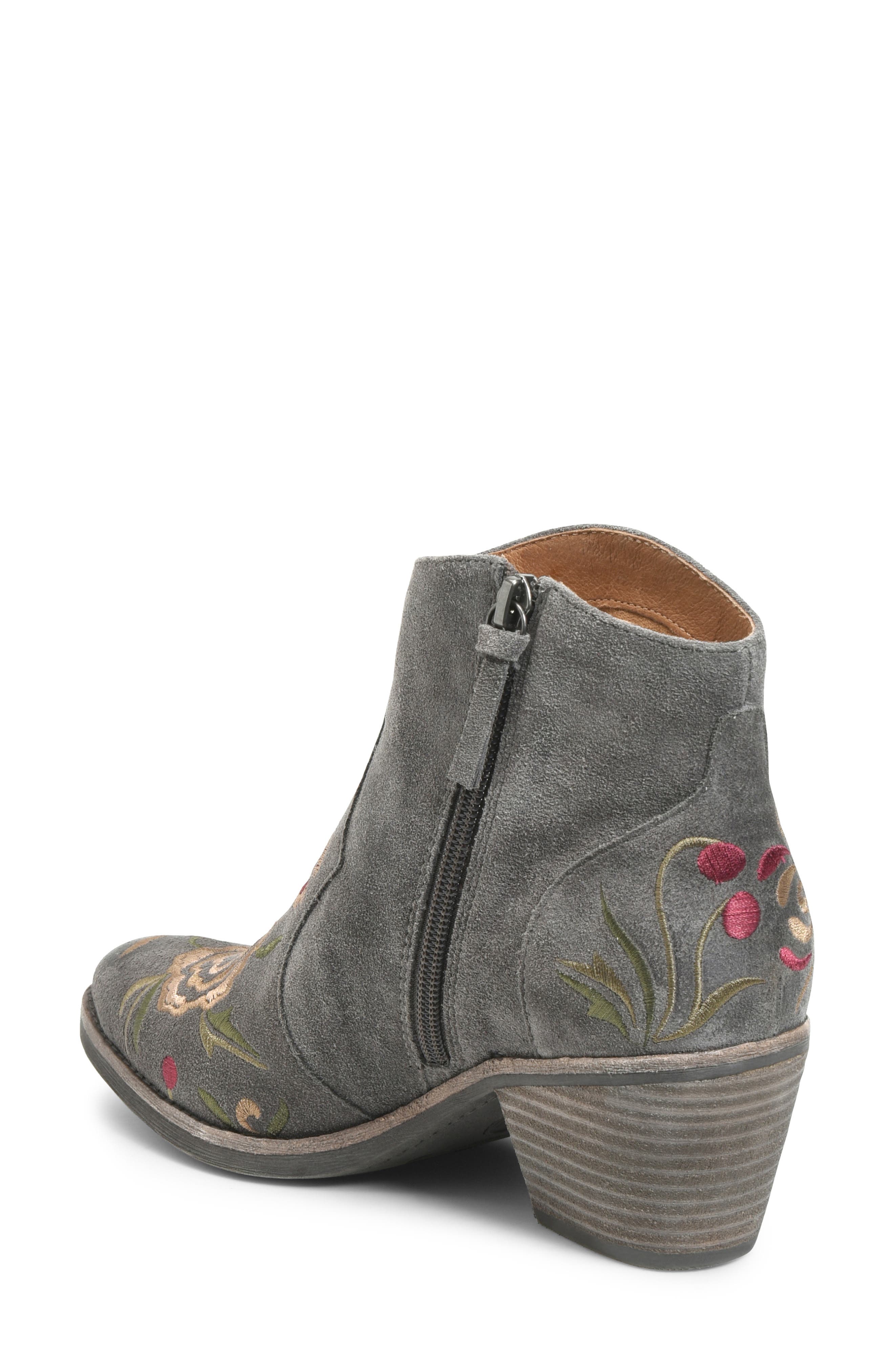 Söfft Westmont Floral Embroidered Bootie, Alternate, color, 