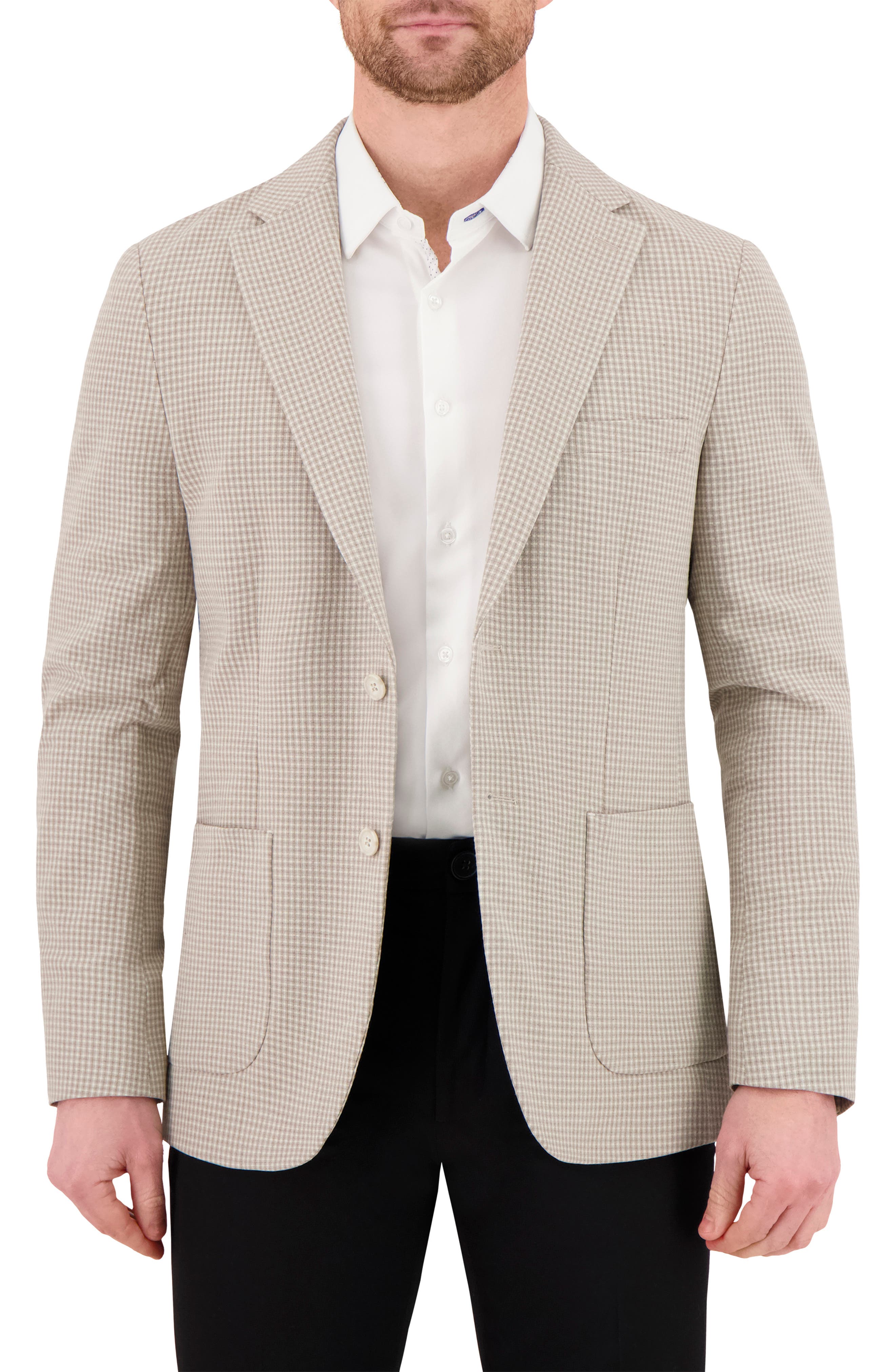 Victor Emmanuel 360 Check Stretch Sport Coat