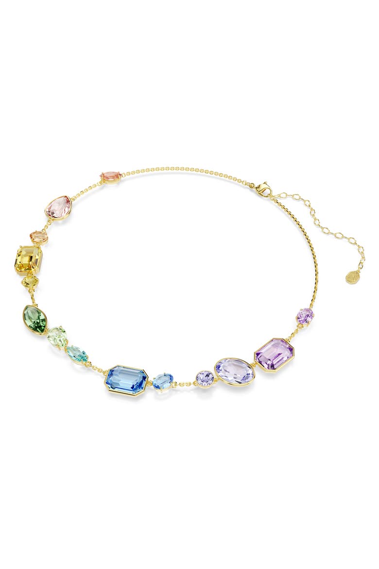 Gema Crystal Collar Necklace, Alternate, color, GOLD/ MULTI