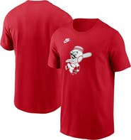Nike Men's Nike Red Cincinnati Reds Cooperstown Collection Team Logo T-Shirt