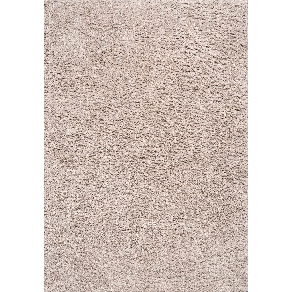 Jonathan Y Groovy Solid Shag Area Rug In Sand