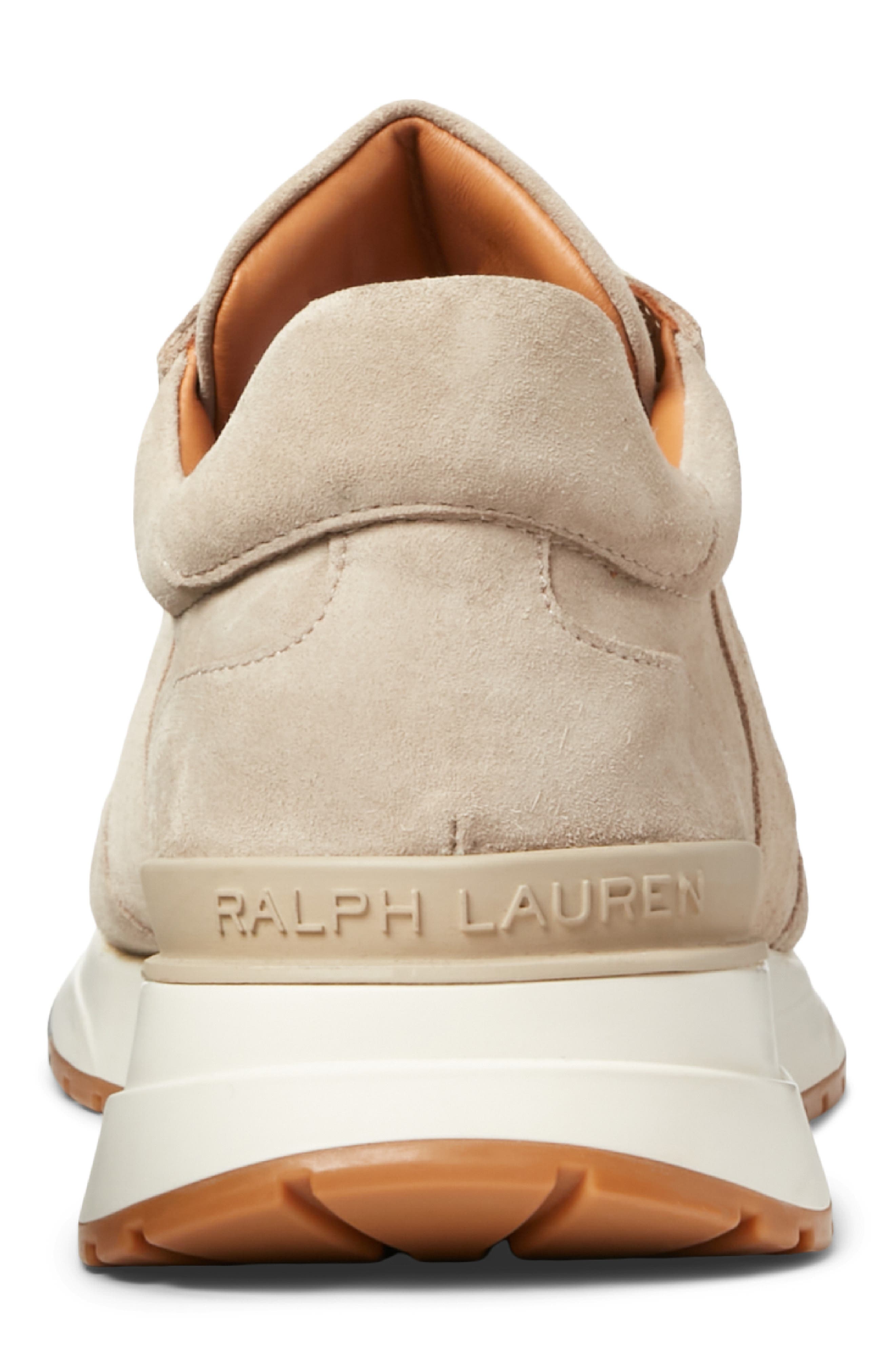 Ralph Lauren Purple Label Ethan II Calfskin Suede Sneaker, Alternate, color, 