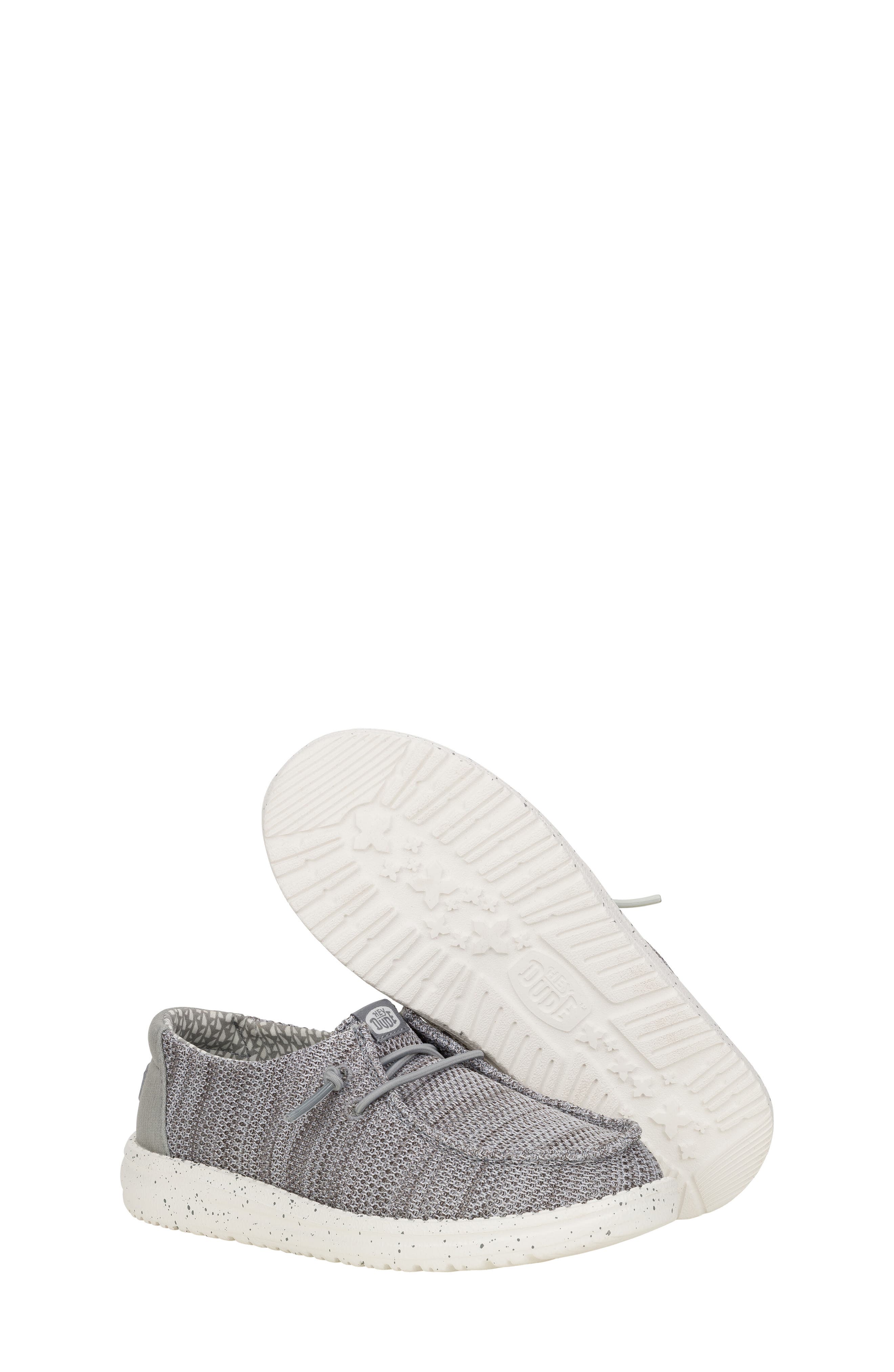 Hey Dude Kids' Wally Stretch Sox Slip-On, Alternate, color, 