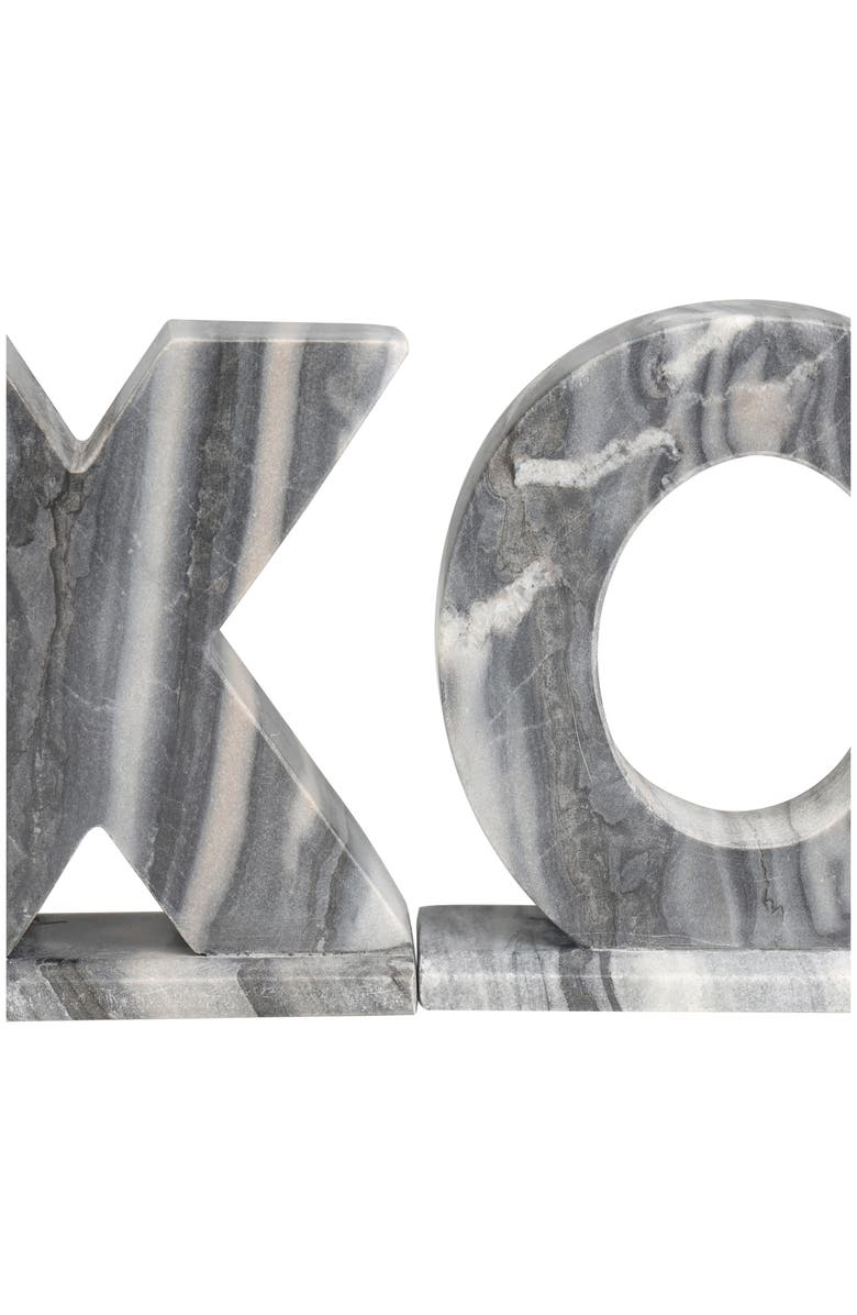VIVIAN LUNE HOME XO Marble Bookends, Alternate, color,