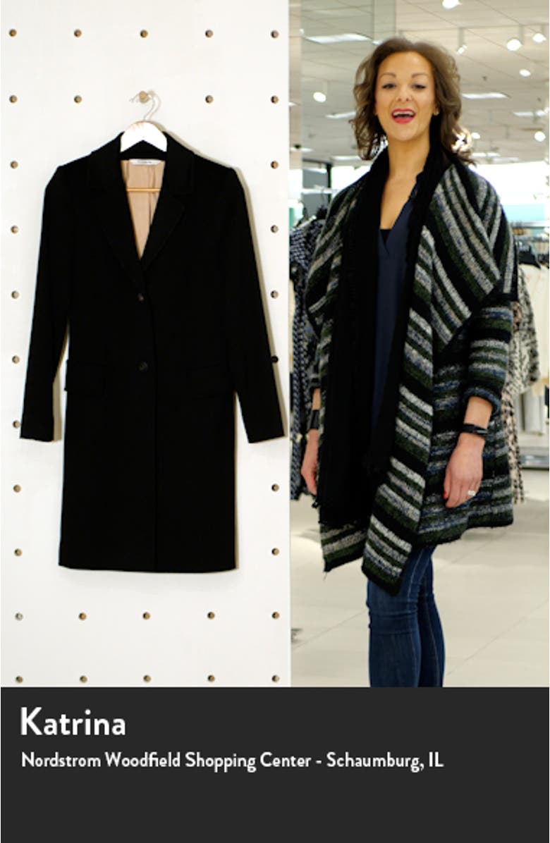 Notch Collar Walking Coat, sales video thumbnail