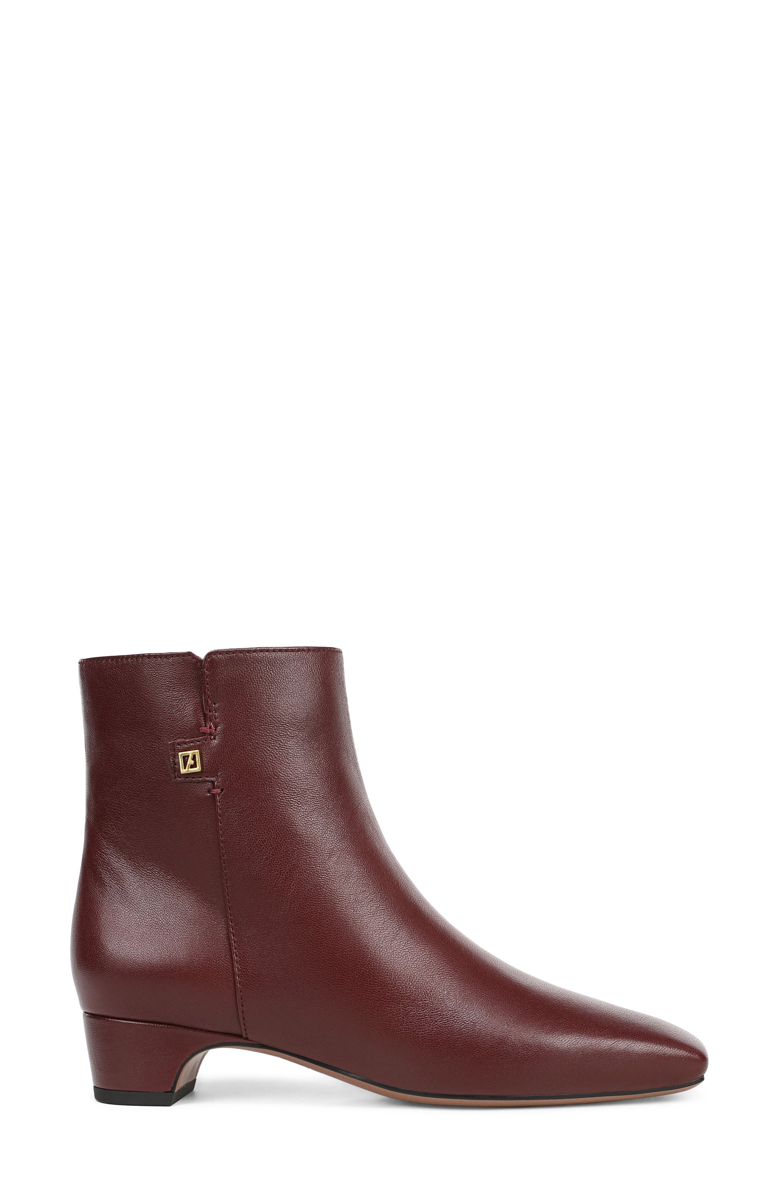 Luella Leather Bootie, Alternate, color, RED LEATHER