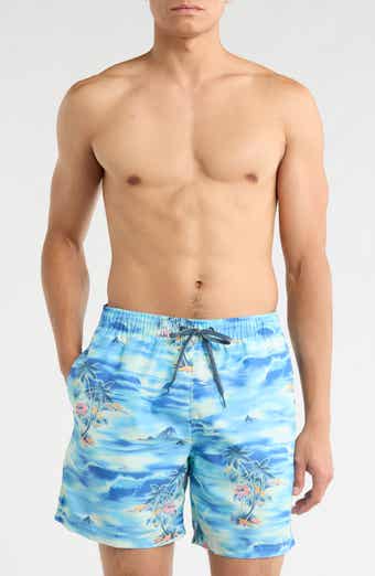 Everyday Water Repellent Tropical Surf Volley 6-Inch Swim Trunks