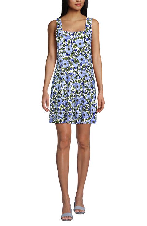 Silky Knit Mini Shift Dress