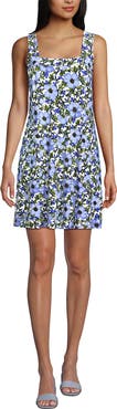 Lands' End Silky Knit Mini Shift Dress