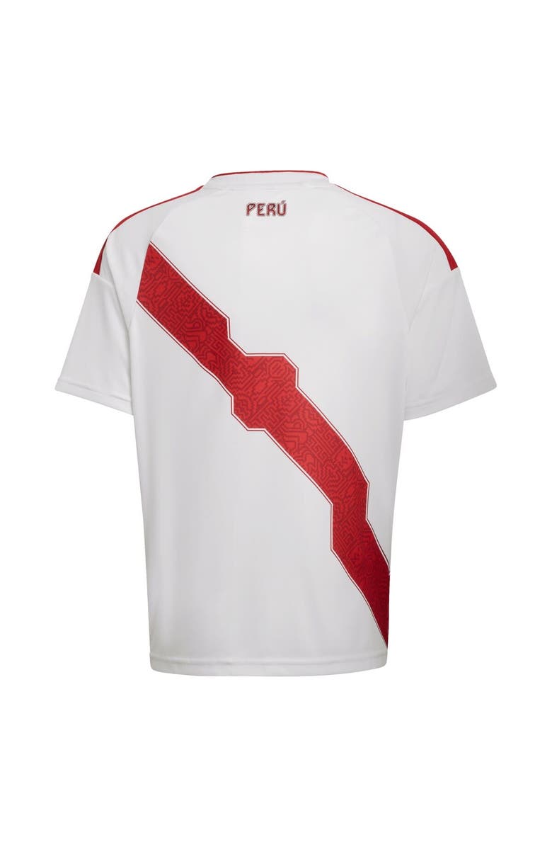 adidas Youth adidas  White Peru National Team FIFA x World Cup 2026 Home Replica Jersey, Alternate, color, White