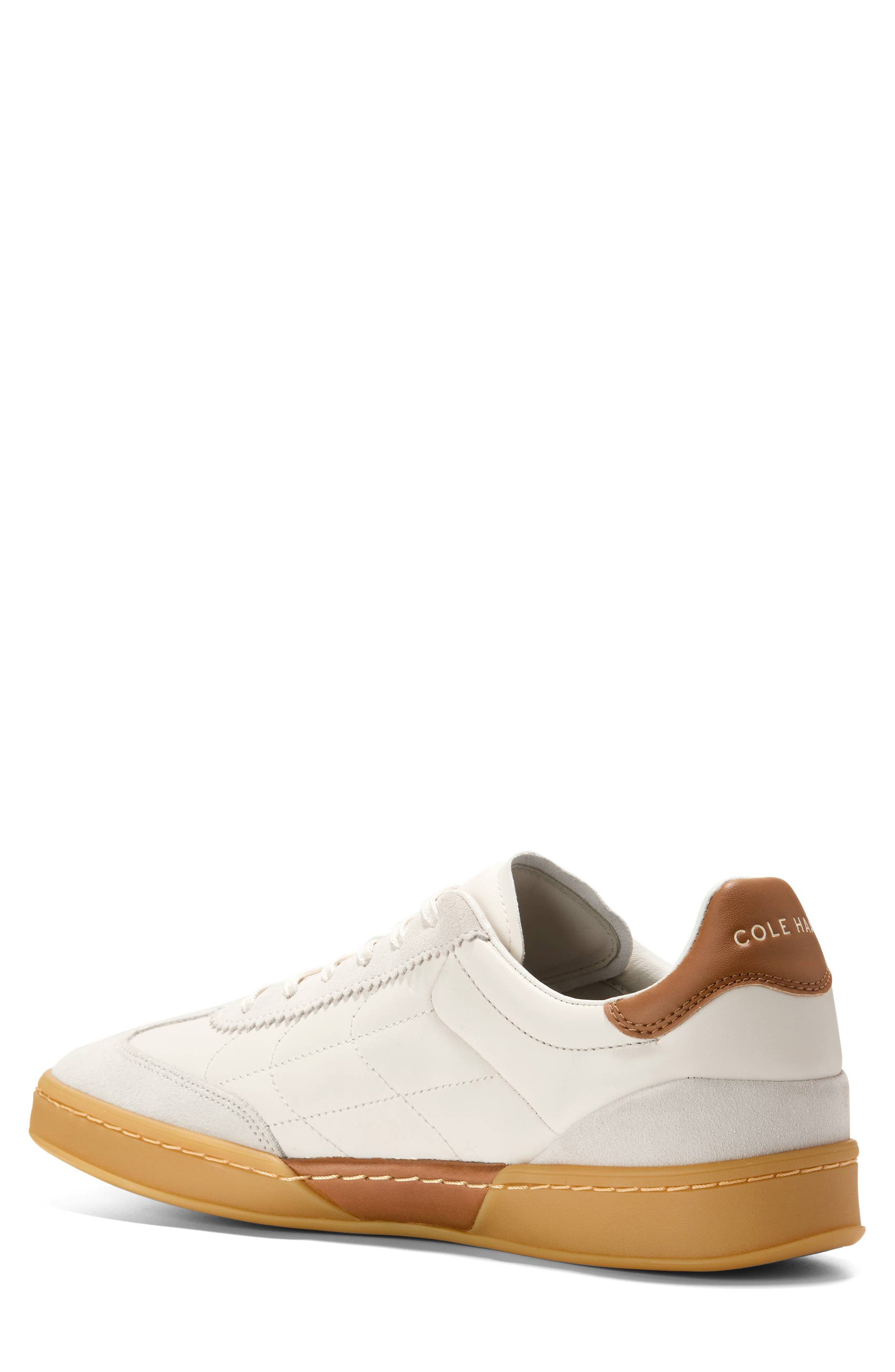 Cole Haan GrandPro Breakaway Leather Sneaker, Alternate, color, Ivory New Caramel