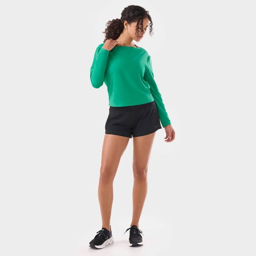 Tavi Brushed Tec Knit Long Sleeve In Green