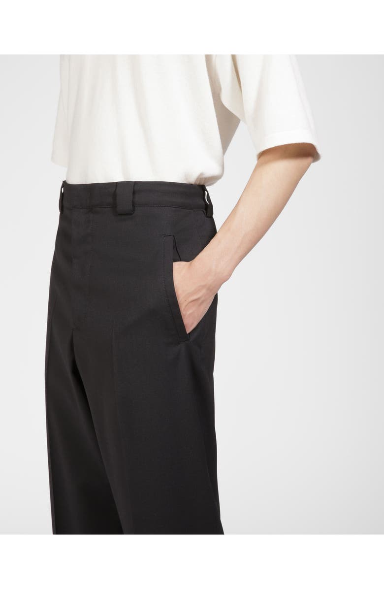 Bally Wool Mix Trousers, Alternate, color, Black