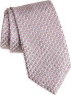 Brioni Geometric Jacquard Silk Tie