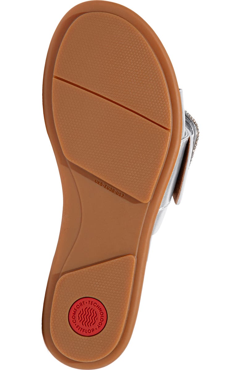 FitFlop Gracie Slide Sandal, Alternate, color, Silver