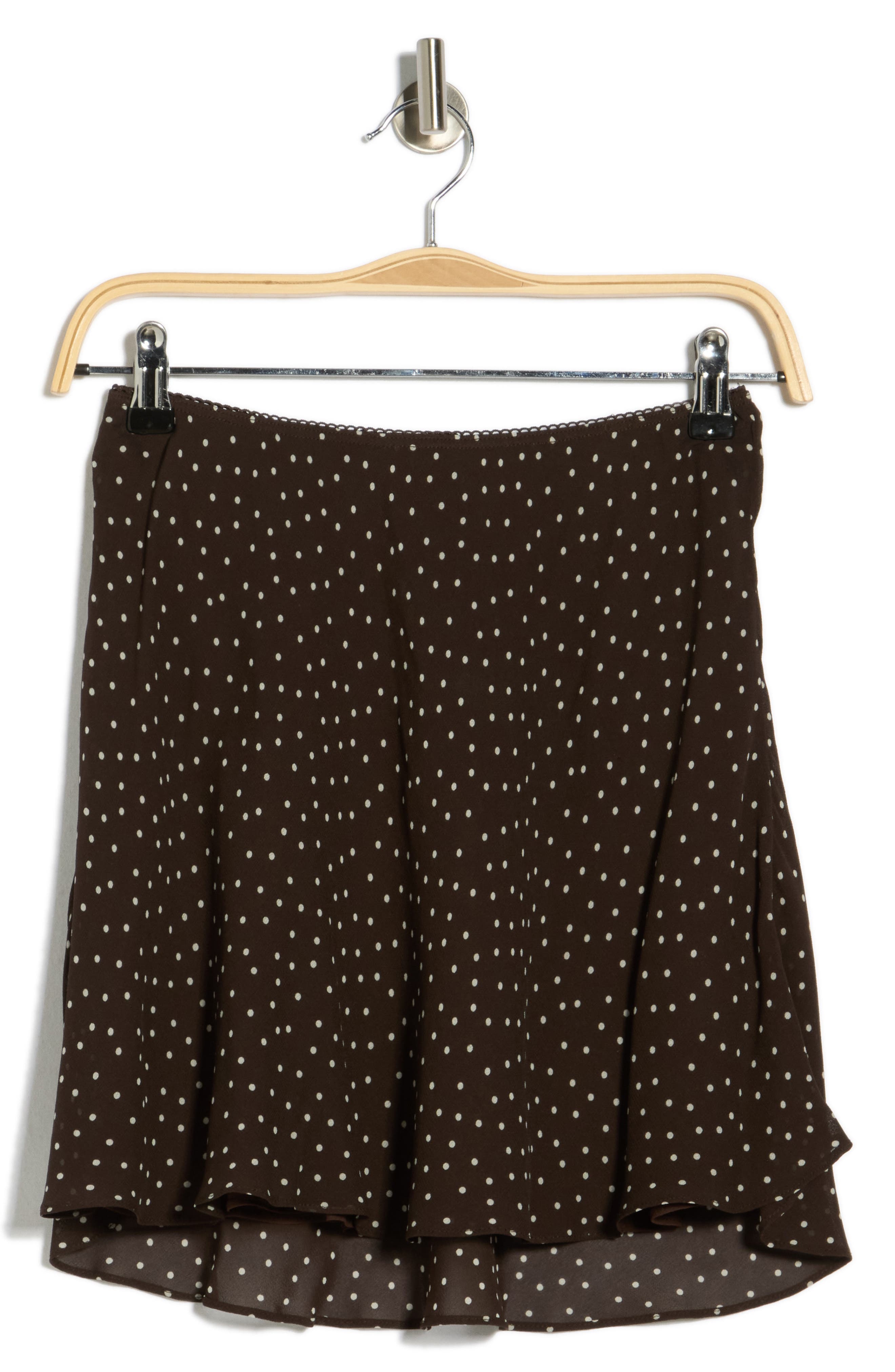 Reformation Brandy Polka Dot Miniskirt