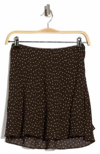 Reformation Brandy Polka Dot Miniskirt
