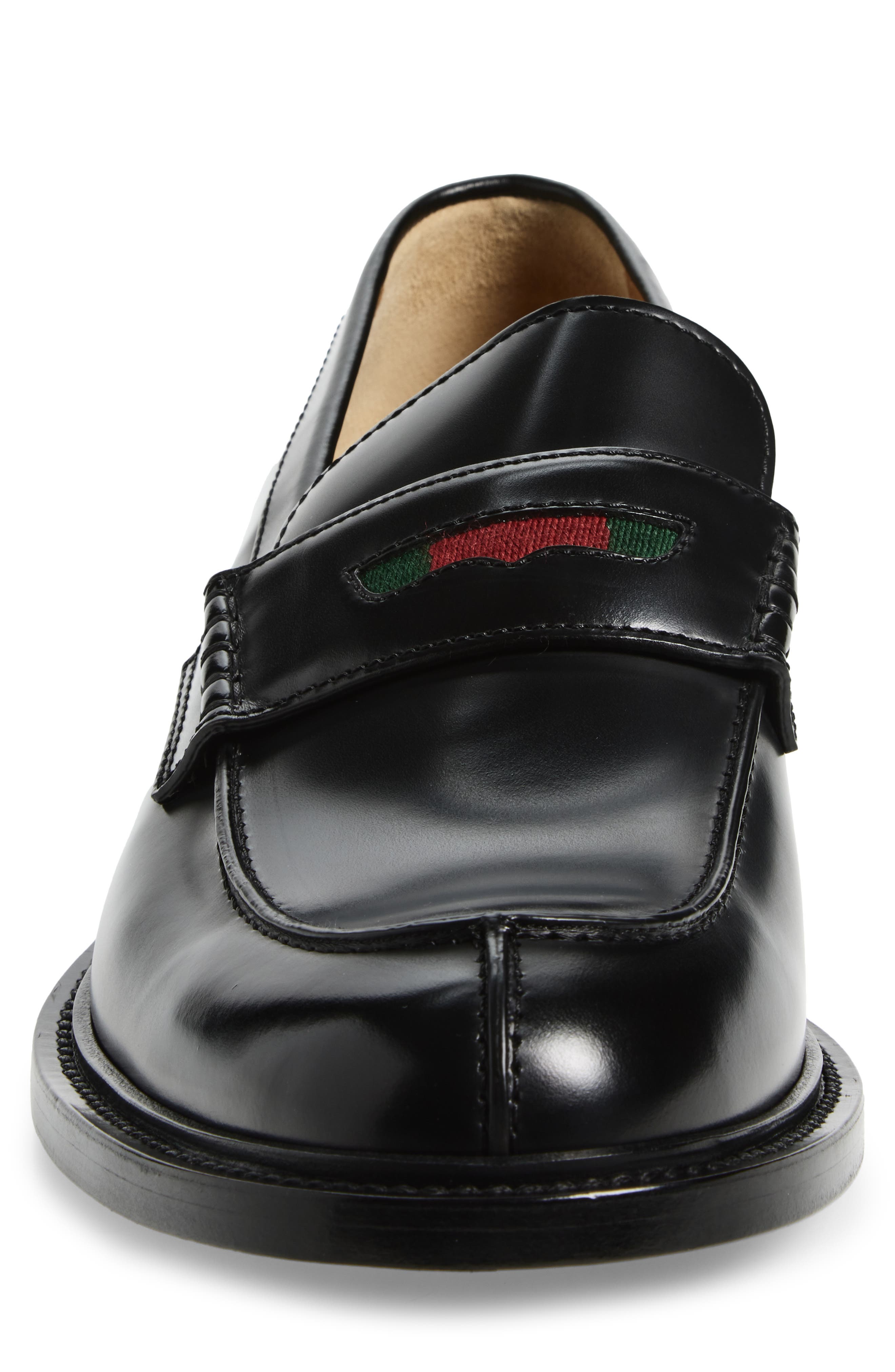 Gucci William Penny Loafer, Alternate, color, Black
