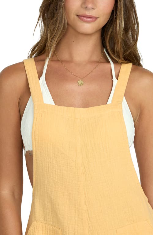 Shop Billabong Beach Crush Cotton Gauze Cover-up Romper