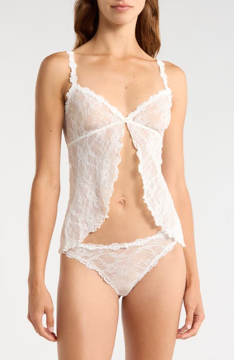 Stretch Lace Babydoll Top (Regular & Plus)