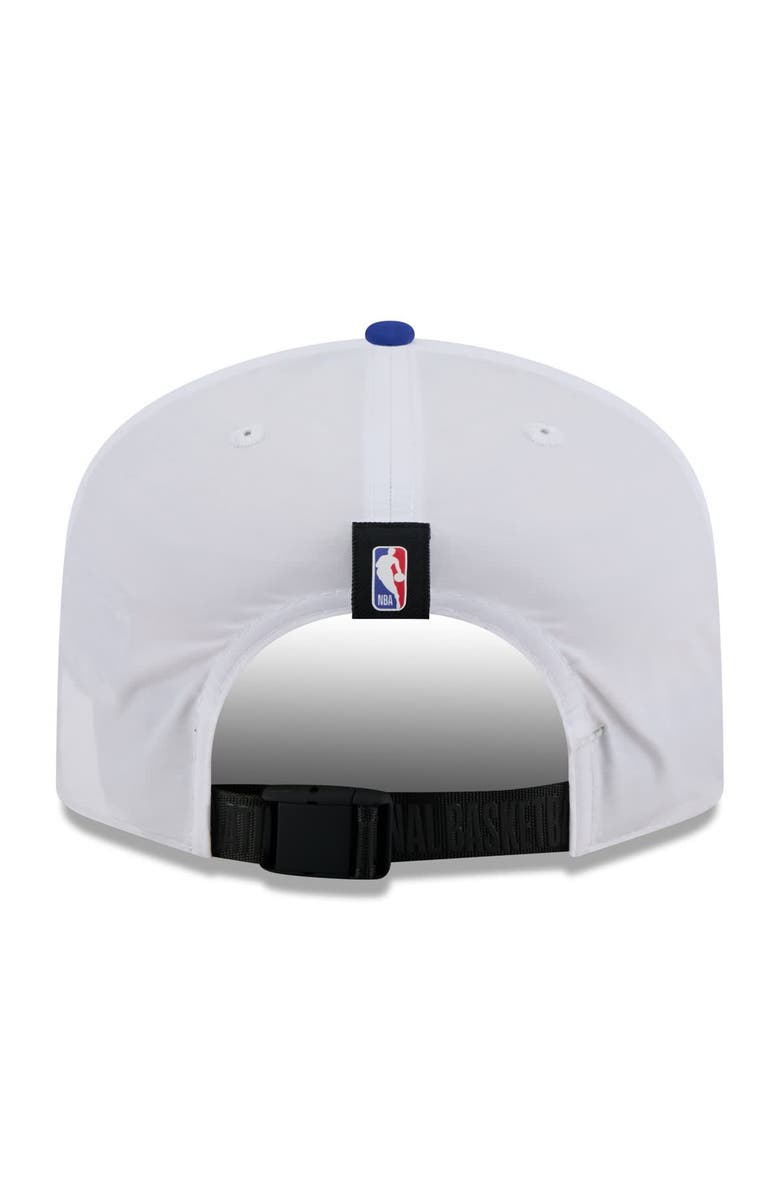 New Era Men's New Era White/Royal Philadelphia 76ers 2025 NBA Draft On-Stage Nylon 19TWENTY Adjustable Hat, Alternate, color,