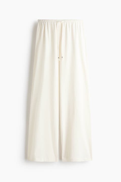 Cotton Drawstring Trousers