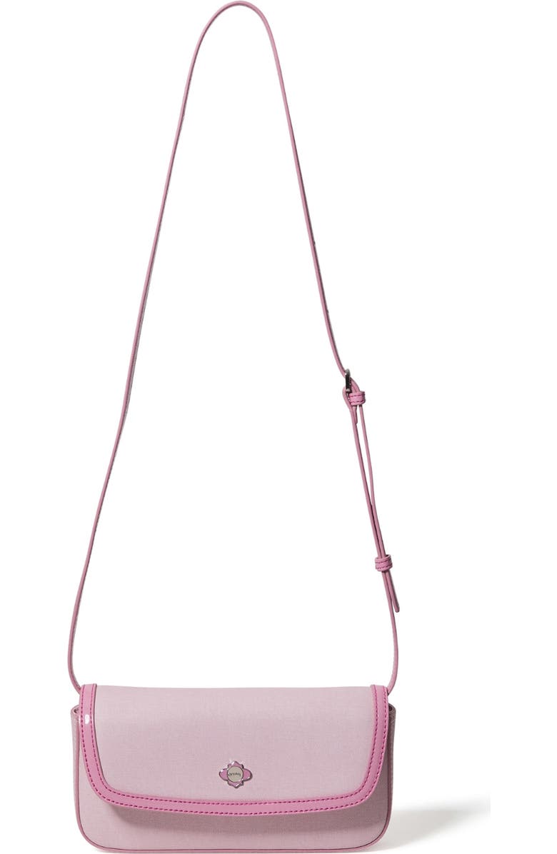 Oryany Moroccan Denim Print Leather Crossbody Phone Wallet, Alternate, color,