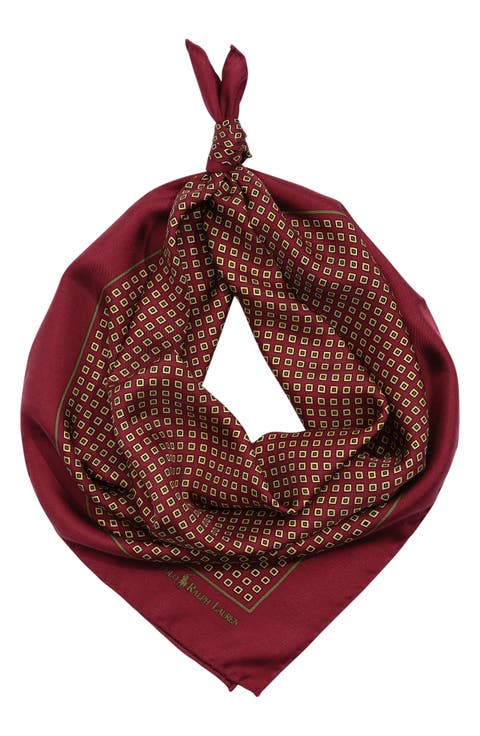 Silk Foulard Square Scarf