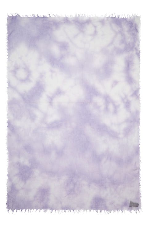 Tie Dye Fringe Scarf