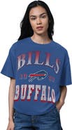 STARTER Women's Starter Heather Royal Buffalo Bills Oversized Hall of Fame T-Shirt