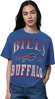 STARTER Women's Starter Heather Royal Buffalo Bills Oversized Hall of Fame T-Shirt