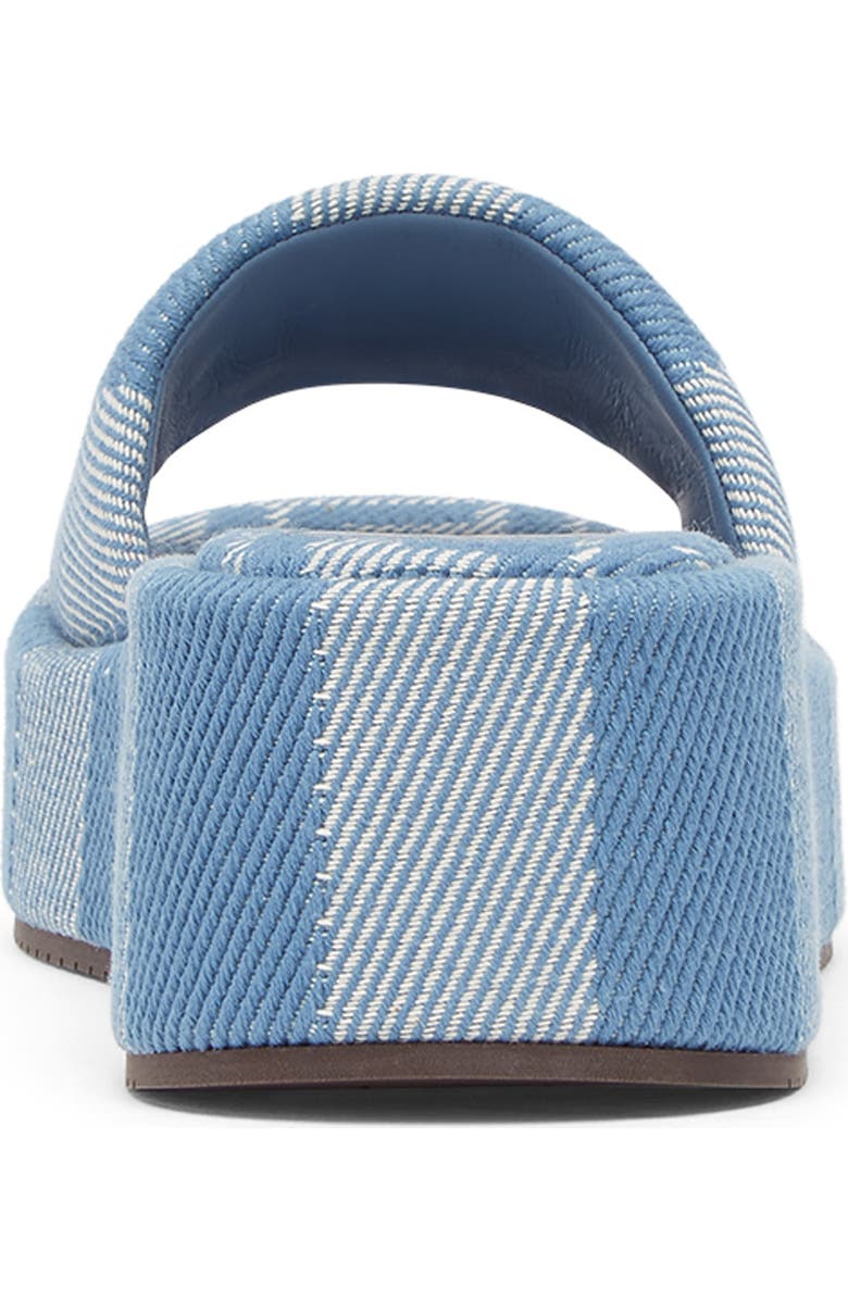 Fendi Flatform Platform Slide Sandal, Alternate, color, F1std Bianco Blu Ceruleo