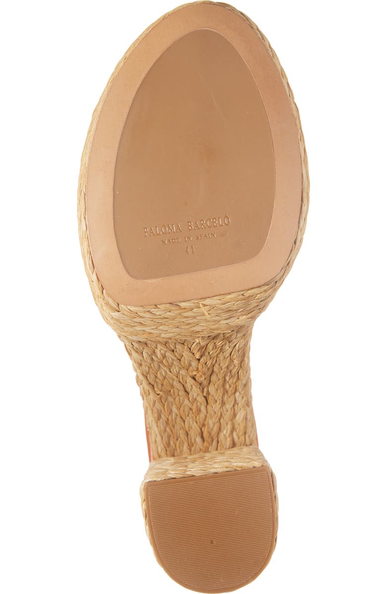 Paloma Barcelo Susana Platform Slide Sandal, Alternate, color, Orange