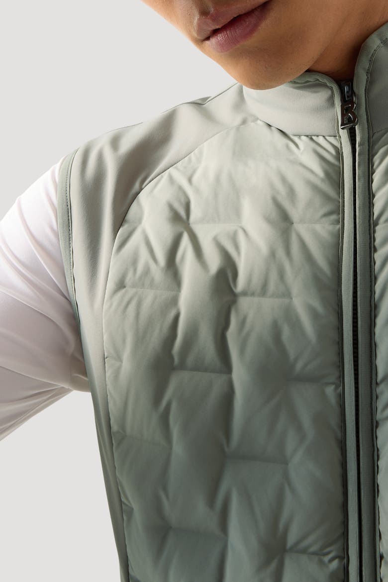 Dane Hybrid Vest, Alternate, color, Eucalyptus