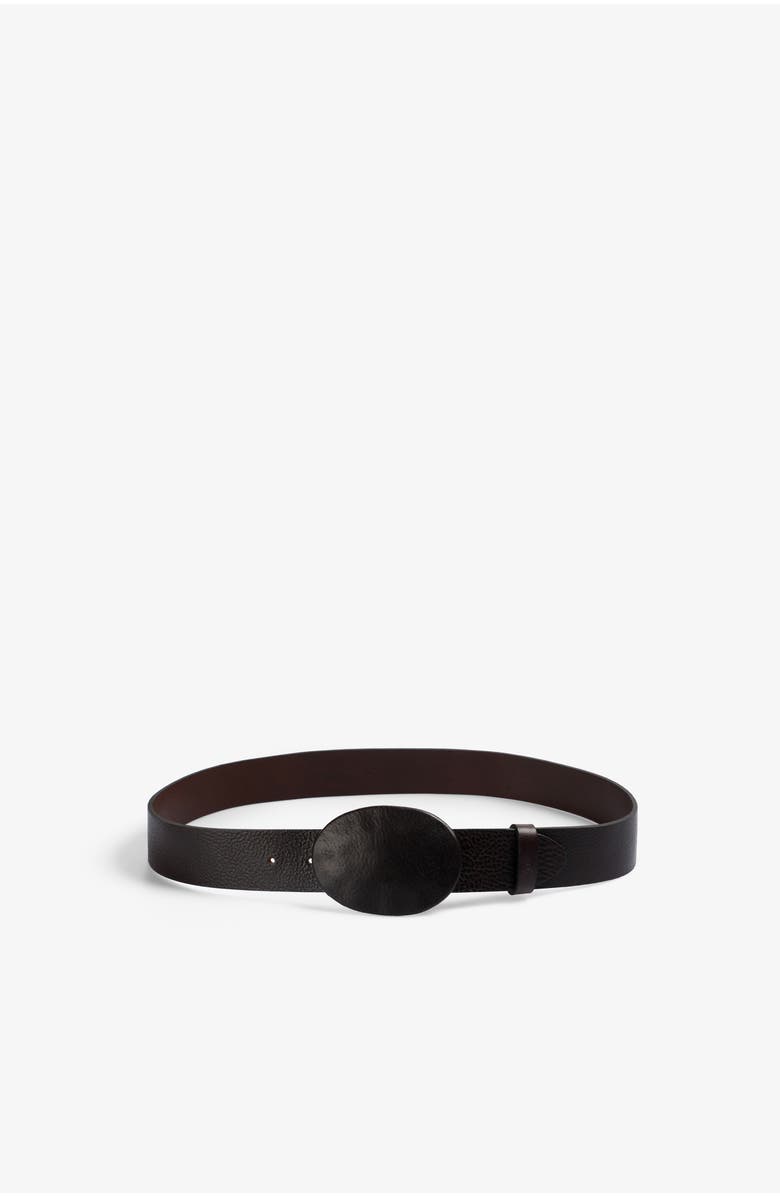 Scalpers Rundbigbouckle Belt, Alternate, color, Darkbrown