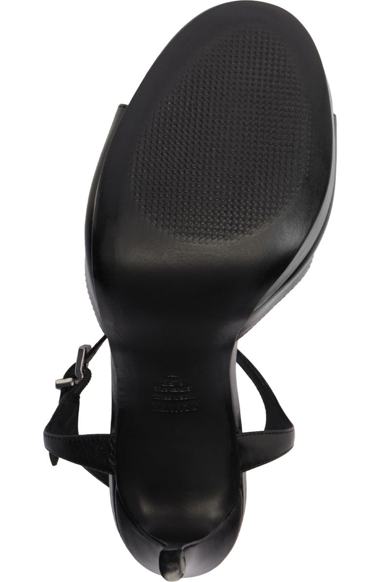 Schutz Scarelett Ankle Strap Platform Sandal, Alternate, color, Black