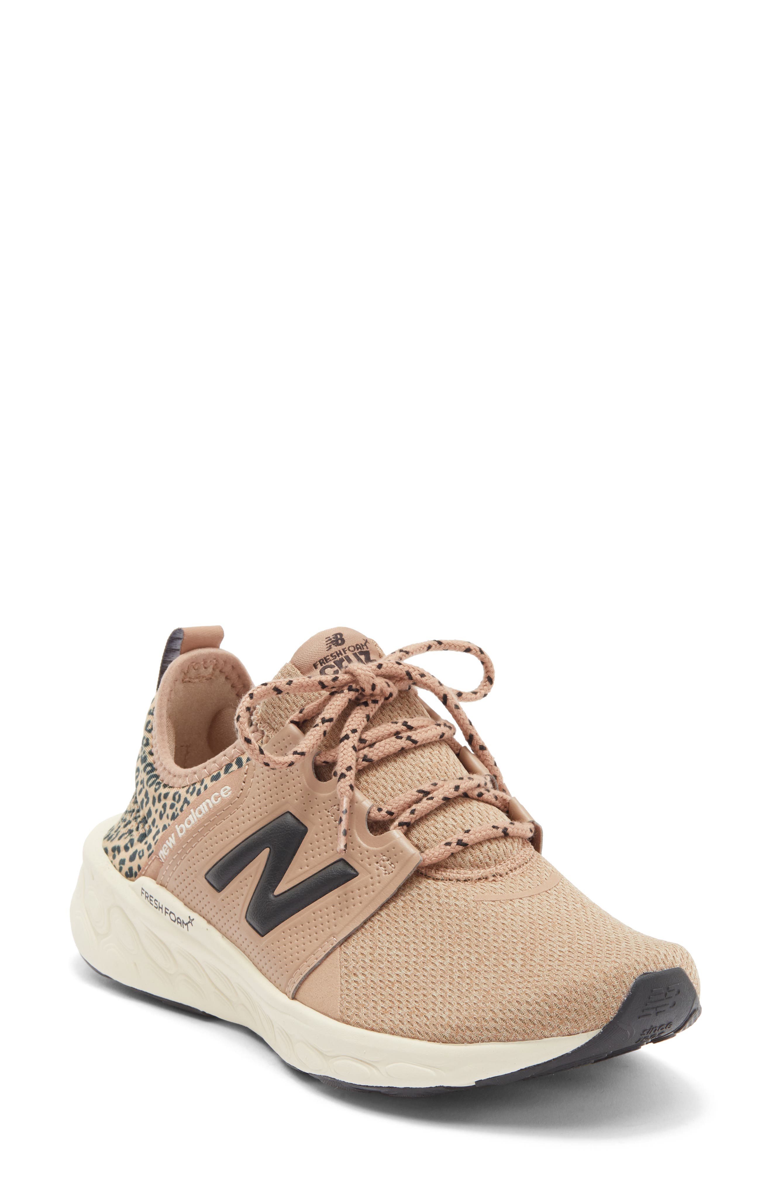 New Balance Cruz Sneaker, Main, color, Flat Taupe/ Black Cement