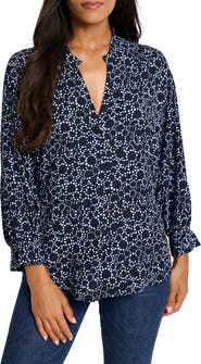 NIC+ZOE Pearl Garden Cinch Waist To[p