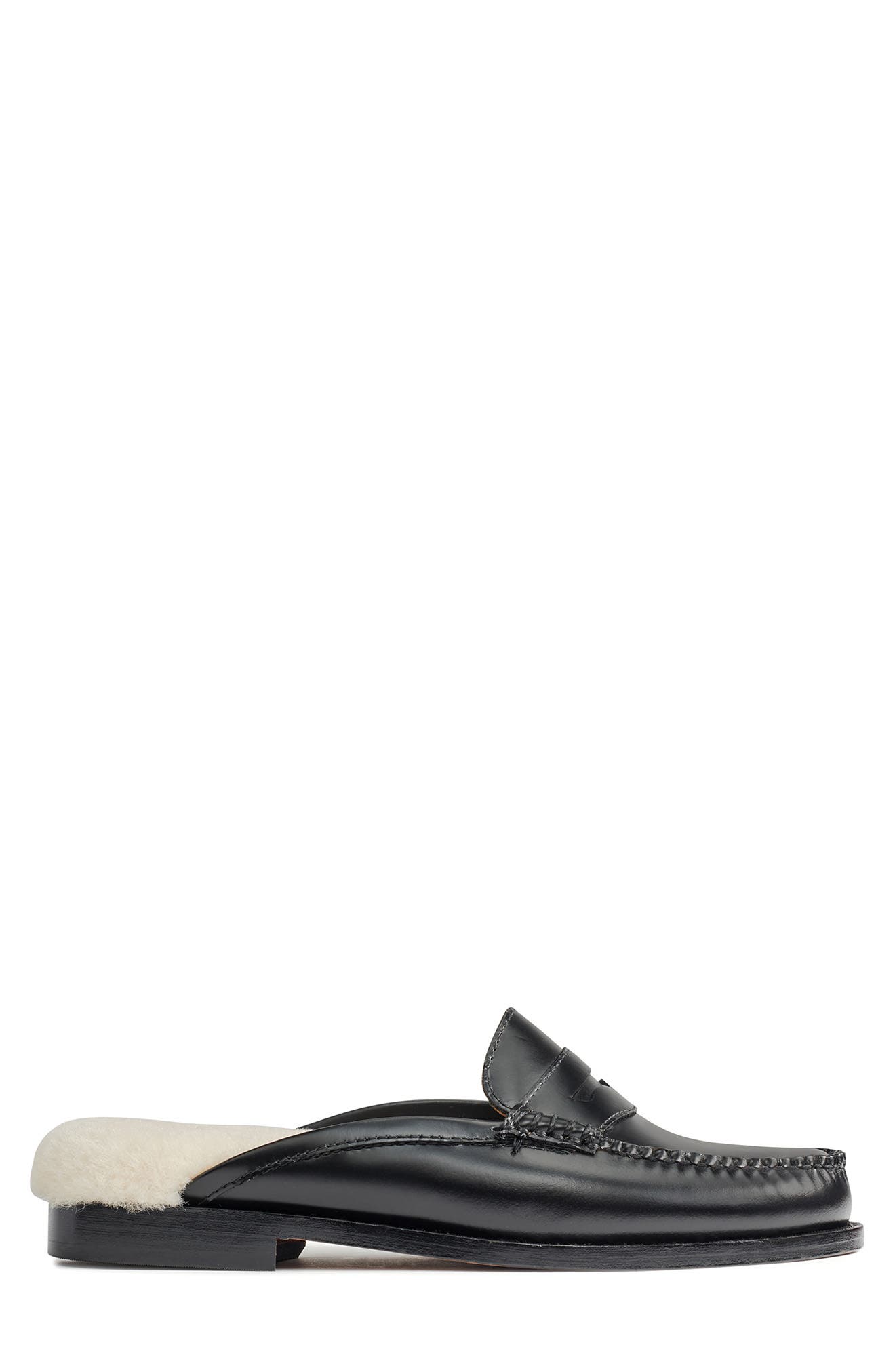 G.H.BASS G.H. Bass and Co. Wynn Genuine Shearling Lined Loafer Mule, Alternate, color, 