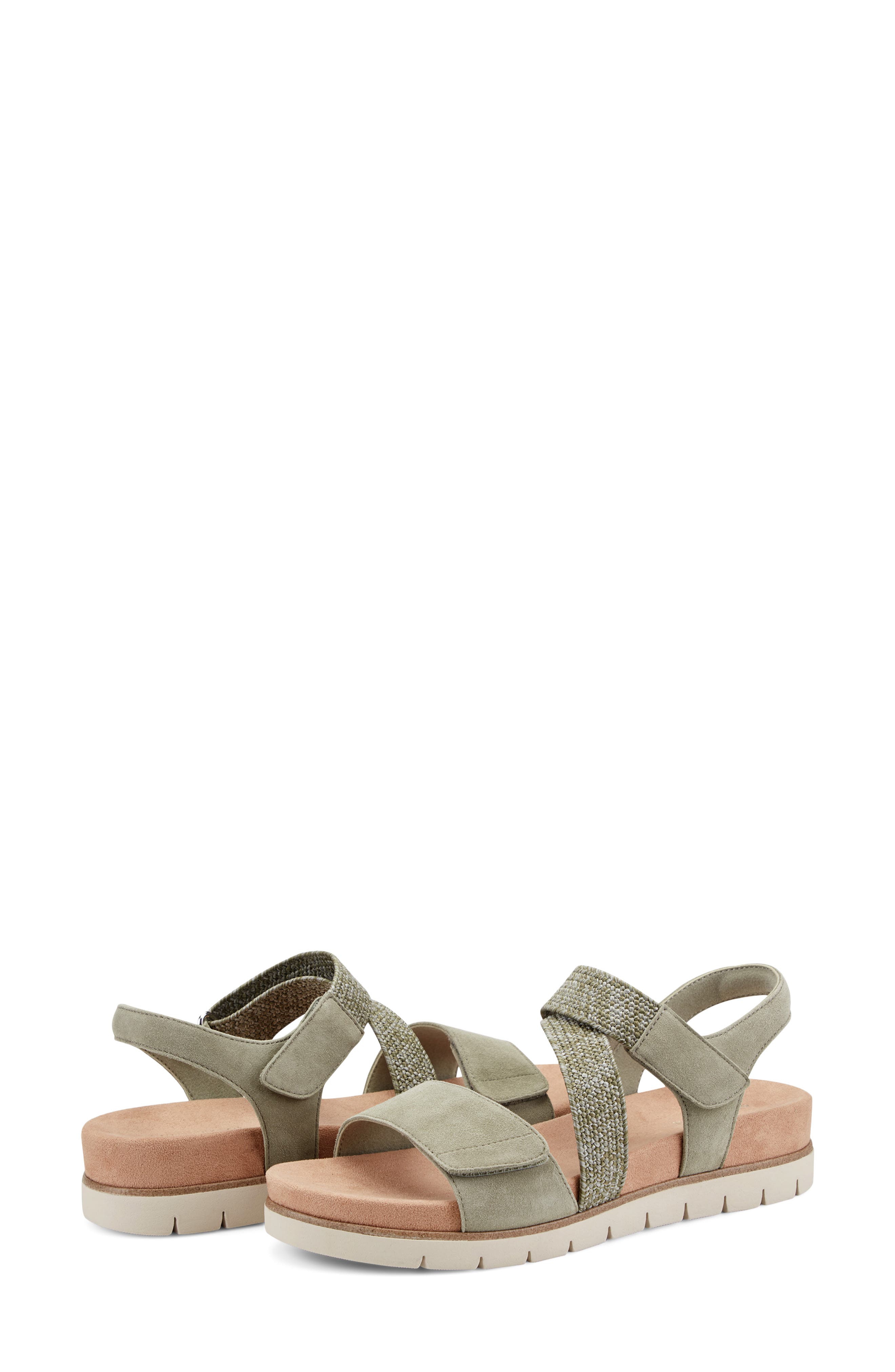 Easy Spirit Hillary Ankle Strap Sandal, Alternate, color, Medium Green