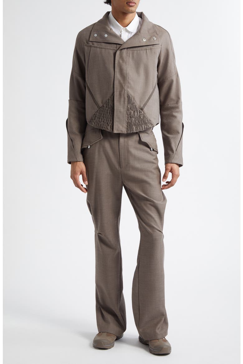 Zafar Herringbone Crop Jacket (Men) | Nordstrom