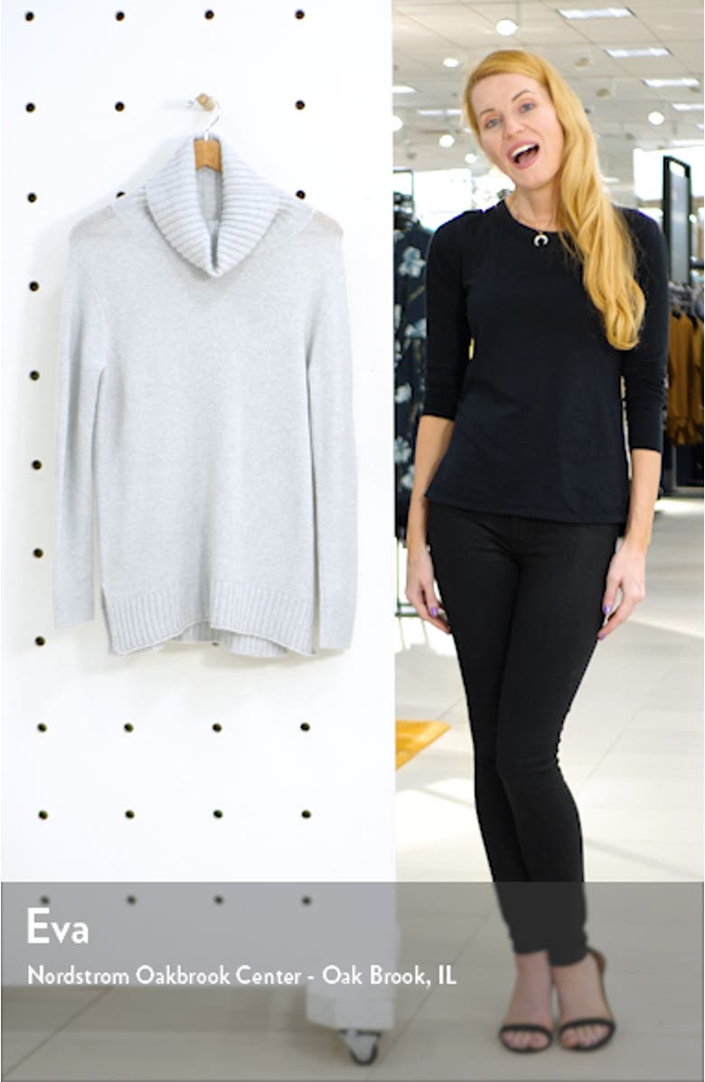 Longline Turtleneck Sweater, sales video thumbnail