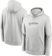 Nike Men's Nike Gray Baltimore Ravens Edge Pack French Terry Club Pullover Hoodie