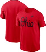Nike Men's Nike Scarlet Ohio State Buckeyes Vintage Script T-Shirt