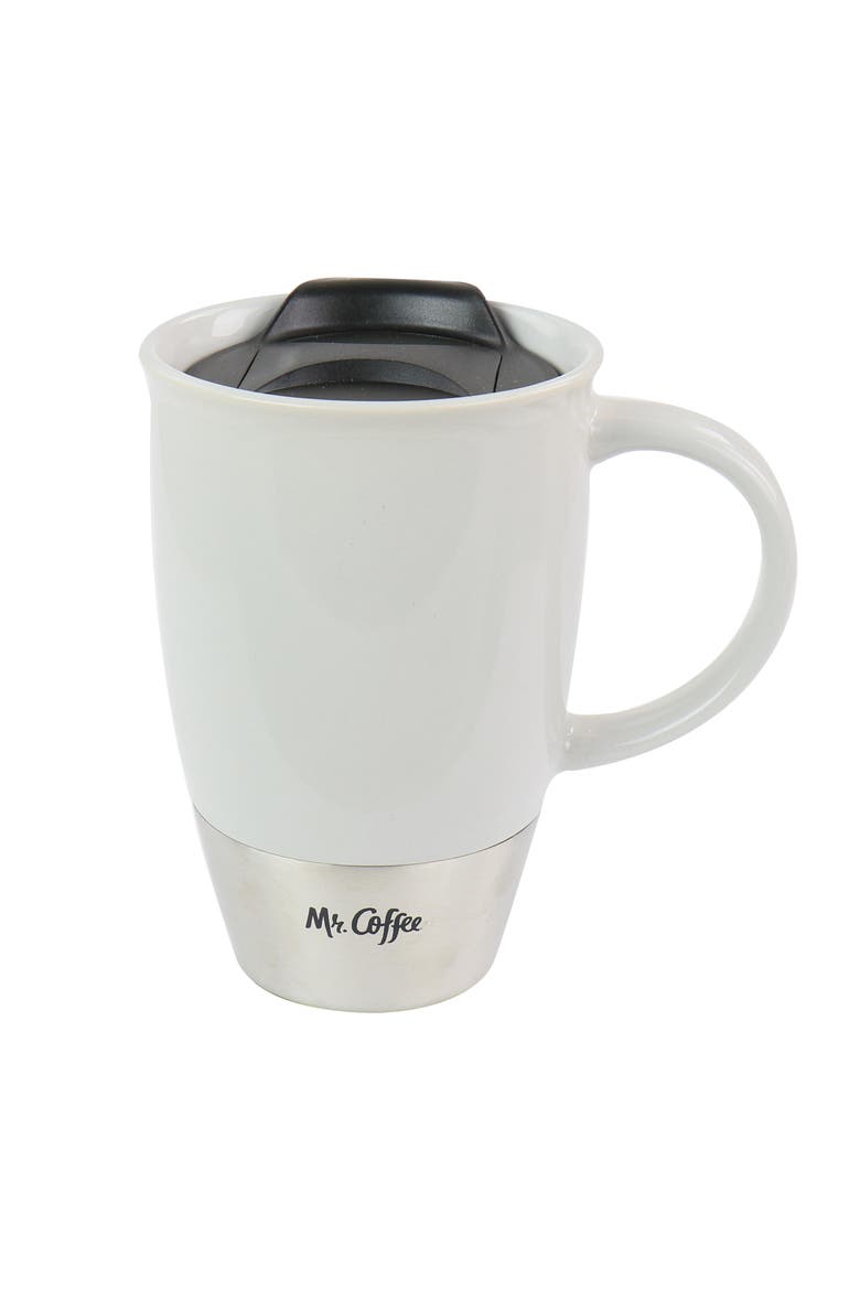 Coffee14 oz Stoneware Assorted Travel Mug Set of 3, Alternate, color, Blue